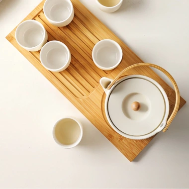 Bộ trà gốm tinh tế Ấm trà Kung Fu gia đình – Sang trọng, giữ nhiệt lâu, giảm giá 23% còn 434.044₫ 5
