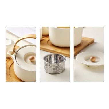 Bộ trà gốm tinh tế Ấm trà Kung Fu gia đình – Sang trọng, giữ nhiệt lâu, giảm giá 23% còn 434.044₫ 6
