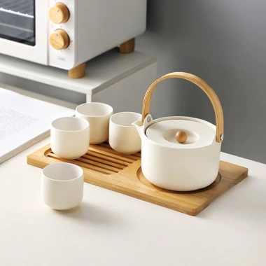 Bộ trà gốm tinh tế Ấm trà Kung Fu gia đình – Sang trọng, giữ nhiệt lâu, giảm giá 23% còn 434.044₫ 7