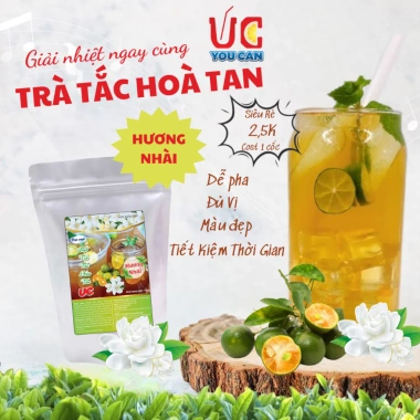 Bộ Trà Hòa Tan UC YouCan Trà Trái Cây 1kg Giải Khát Thơm Ngon, Chuẩn Vị, Dễ Pha - Giá chỉ 154.440₫