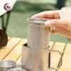 Bộ Trà Kung Fu Titan nhẹ, cốc ấm, cắm trại, phù hợp ba lô văn phòng – giảm 20% 7