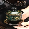Bộ Trà Siêu Tiết Kiệm Gốm Kung Fu Calendula - Ấm Trà Văn Phòng & Gia Đình Cao Cấp, Khay Trà ZFPK - Giá chỉ 194.924₫ 2