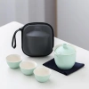 Bộ Trà STATIONWA Kung Fu - Dụng Cụ Du Lịch, Ấm Gốm Mini Di Động Ngoài Trời, Giá ưu đãi 167.310₫ 3