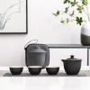 Bộ Trà STATIONWA Kung Fu - Dụng Cụ Du Lịch, Ấm Gốm Mini Di Động Ngoài Trời, Giá ưu đãi 167.310₫ 7