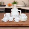 Bộ trà thủy tinh ngọc sang trọng USA Home Set 6 tách + 6 đĩa nhập khẩu Thái Lan - Quà tặng 1.238.000₫ 2