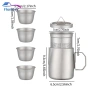 Bộ Trà Titan Làm Ấm Nhanh, Đa Năng Cho Du Lịch, Văn Phòng và Nhà – 413.600đ 9