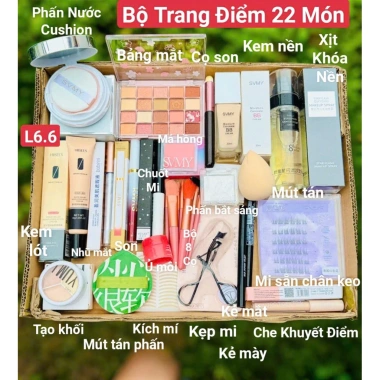 Bộ Trang Điểm 22 Món Cơ Bản Cho Người Mới - Tiện Lợi, Giá Ưu Đãi 139k (170.970₫) 7