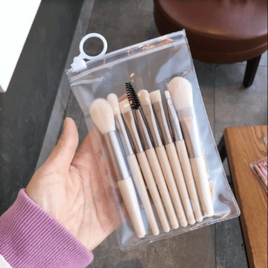 Bộ Trang Điểm Cá Nhân 5 Món - Cọ 6 Cây, Phấn Mắt 9 Ô, Má Hồng, Son Lì Chống Nước, Mascara Dài Dày - 338.000 VND