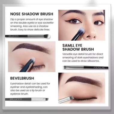 Bộ trang điểm FOCALLURE 7: 6 cọ chuyên nghiệp & Bảng phấn mắt sắc tố cao lâu trôi – giá 352.000₫