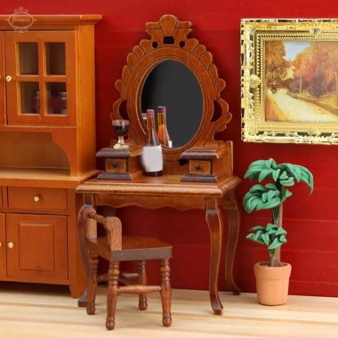 Bộ trang điểm nội thất nhà búp bê 1/12 thiết kế thanh lịch, giá ưu đãi 239.800₫