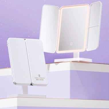 Bộ Trang Điểm YOULIYOULA kèm Hoa Sáp Trái Tim và Gương LED Cảm Ứng Quà Tặng Đẹp 9