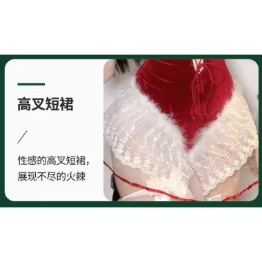 Bộ Trang Phục Bunny Girl Giáng Sinh – Hỏng Lưng Nhung, Váy Ngủ Gợi Cảm 638k 8