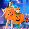 Bộ trang phục cosplay bí ngô Halloween cho cả gia đình - Vui nhộn, giá giảm