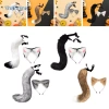 Bộ trang phục Cosplay tai và đuôi mèo Fox - Thời trang biểu diễn bữa tiệc giá ưu đãi 2