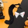 Bộ trang phục Cosplay tai và đuôi mèo Fox - Thời trang biểu diễn bữa tiệc giá ưu đãi 9