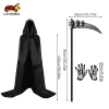 Bộ trang phục Halloween Grim Reaper: mũ trùm đầu + áo choàng, set hoàn chỉnh cho cosplay, giá chỉ 182.520₫ 8