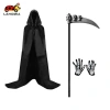 Bộ trang phục Halloween Grim Reaper: mũ trùm đầu + áo choàng, set hoàn chỉnh cho cosplay, giá chỉ 182.520₫ 9