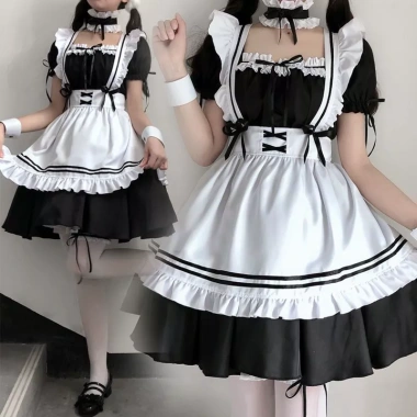 Bộ trang phục Hầu Gái, Người Giúp việc, váy Lolita cosplay Halloween - Giá 250.000đ 2 Bộ trang phục Hầu Gái, Người Giúp việc, váy Lolita cosplay Halloween - Giá 250.000đ 2