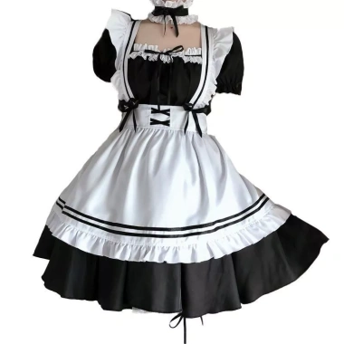 Bộ trang phục Hầu Gái, Người Giúp việc, váy Lolita cosplay Halloween - Giá 250.000đ