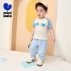 Bộ trang phục ngắn tay một mảnh minibala cho bé sơ sinh, thoải mái ngoài trời, 504.360 VND