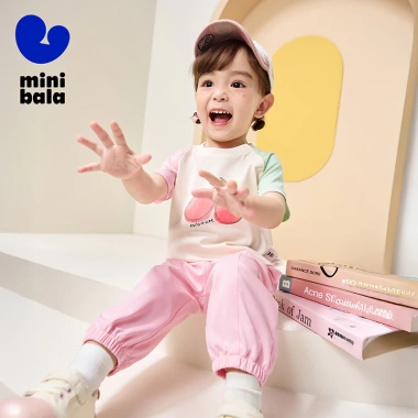 Bộ trang phục ngắn tay một mảnh minibala cho bé sơ sinh, thoải mái ngoài trời, 504.360 VND 4