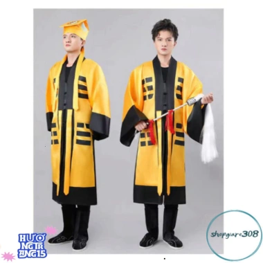 Bộ trang phục pháp sư và đạo sĩ cao cấp - Cosplay sự kiện, giá ưu đãi 327,000₫