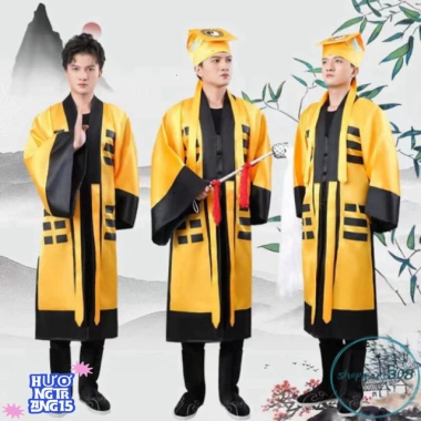 Bộ trang phục pháp sư và đạo sĩ cao cấp - Cosplay sự kiện, giá ưu đãi 327,000₫