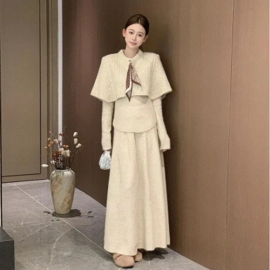 Bộ trang phục thu đông nữ áo khoác len Hàn Quốc đầm dài giảm 19% chỉ 663.575 VND 10 Bộ trang phục thu đông nữ áo khoác len Hàn Quốc đầm dài giảm 19% chỉ 663.575 VND 10
