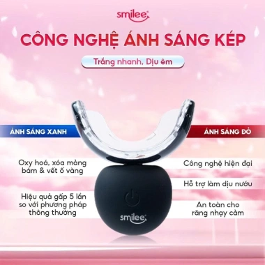 Bộ trắng răng Smilee Extra 2-6 tone tại nhà, kèm 3 bút gel LIS - Giá chỉ 950.000đ