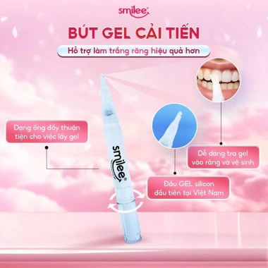 Bộ trắng răng Smilee Extra 2-6 tone tại nhà, kèm 3 bút gel LIS - Giá chỉ 950.000đ 7 Bộ trắng răng Smilee Extra 2-6 tone tại nhà, kèm 3 bút gel LIS - Giá chỉ 950.000đ 7