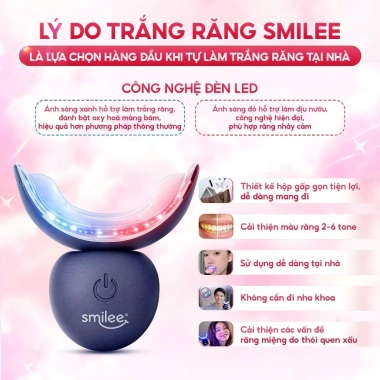Bộ trắng răng Smilee Extra 2-6 tone tại nhà, kèm 3 bút gel LIS - Giá chỉ 950.000đ