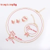 Bộ Trang Sức Bướm Thanh Lịch - Vòng Cổ, Bông Tai, Vòng Tay - Quà Tặng Nữ Sinh Nhật, Lễ Tình Nhân - Chỉ 35.000 VND 7