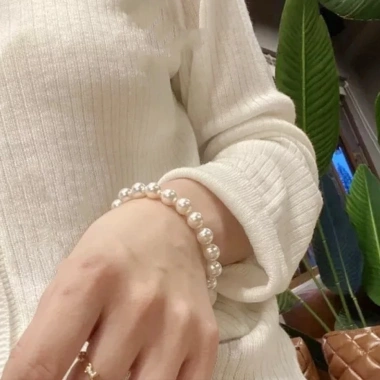Bộ trang sức chụp ảnh gồm vòng cổ, vòng tay, cài tóc, bông tai ngọc trai - Giá chỉ 25.000đ tại SÍN STORE 4