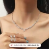 Bộ trang sức đá cao cấp Her – Set dây chuyền bông tai ZC tiệc, giá 44.100₫ 5