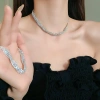 Bộ trang sức kim cương lấp lánh - Vòng cổ sang trọng giảm giá 20% chỉ 99.264₫ 2