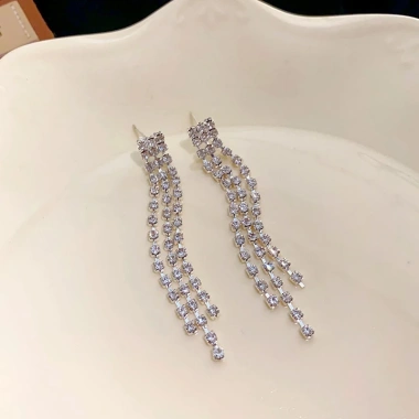 Bộ trang sức kim cương lấp lánh - Vòng cổ sang trọng giảm giá 20% chỉ 99.264₫