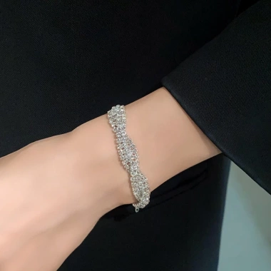 Bộ trang sức kim cương lấp lánh - Vòng cổ sang trọng giảm giá 20% chỉ 99.264₫