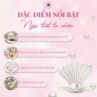 Bộ Trang Sức Ngọc Trai 7 ly Mix Mặt Đá Thanh Lịch Quà Tặng - Trường Thịnh - Giá 1,892,776 VND 6