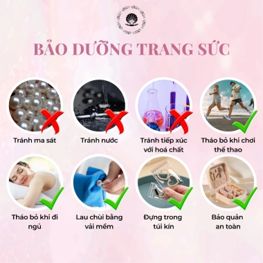 Bộ Trang Sức Ngọc Trai 9ly Khóa Bạc 925 Đen Ánh Lông Công - Giá ưu đãi 1.878.759₫ 7