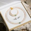 Bộ Trang Sức Ngọc Trai Hạt Lớn 10ly Mix Xanh Sang Trọng - Giá Ưu Đãi 1.9 Triệu 4