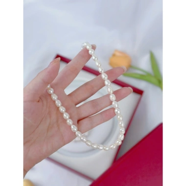 Bộ Trang Sức Ngọc Trai Nước Ngọt - Quà Tặng Bà Mẹ, Vợ, Người Yêu, Giấy Kiểm Định, 269k