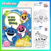 Bộ tranh tô màu Baby Shark giấy dày A4/A5 - Đồ chơi giáo dục, phát triển ca hát cho bé yêu - Giá ưu đãi 39.200₫