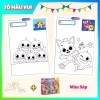 Bộ tranh tô màu Baby Shark giấy dày A4/A5 - Đồ chơi giáo dục, phát triển ca hát cho bé yêu - Giá ưu đãi 39.200₫ 2