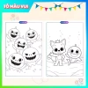 Bộ tranh tô màu Baby Shark giấy dày A4/A5 - Đồ chơi giáo dục, phát triển ca hát cho bé yêu - Giá ưu đãi 39.200₫ 8