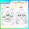 Bộ tranh tô màu Baby Shark giấy dày A4/A5 - Đồ chơi giáo dục, phát triển ca hát cho bé yêu - Giá ưu đãi 39.200₫ 9