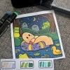 Bộ Tranh Tô Màu Little Spooky Coco Wyo - Giấy Dày 120/180gsm, Thư Giãn, Chữa Lành, Phù Hợp Mọi Loại Bút, Giá Đãi 30.625 3