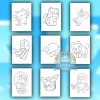 Bộ tranh tô màu Minecraft cho bé 15/25/50 tờ, giấy A6‑A5‑A4 80gsm, giảm 23% còn 12.000₫ 3