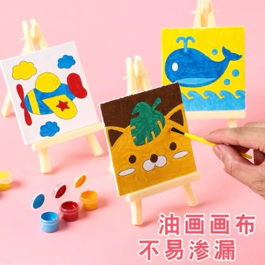 Bộ tranh tô màu mini cho bé kèm giá, màu, cọ - FreeShip - Giá chỉ 30.000đ