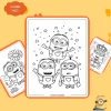 Bộ tranh tô màu Minion 50/25/10 tờ A4 A5 dày 160gsm MN966D - Giá 22.800 VND