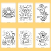 Bộ tranh tô màu Minion 50/25/10 tờ A4 A5 dày 160gsm MN966D - Giá 22.800 VND 7